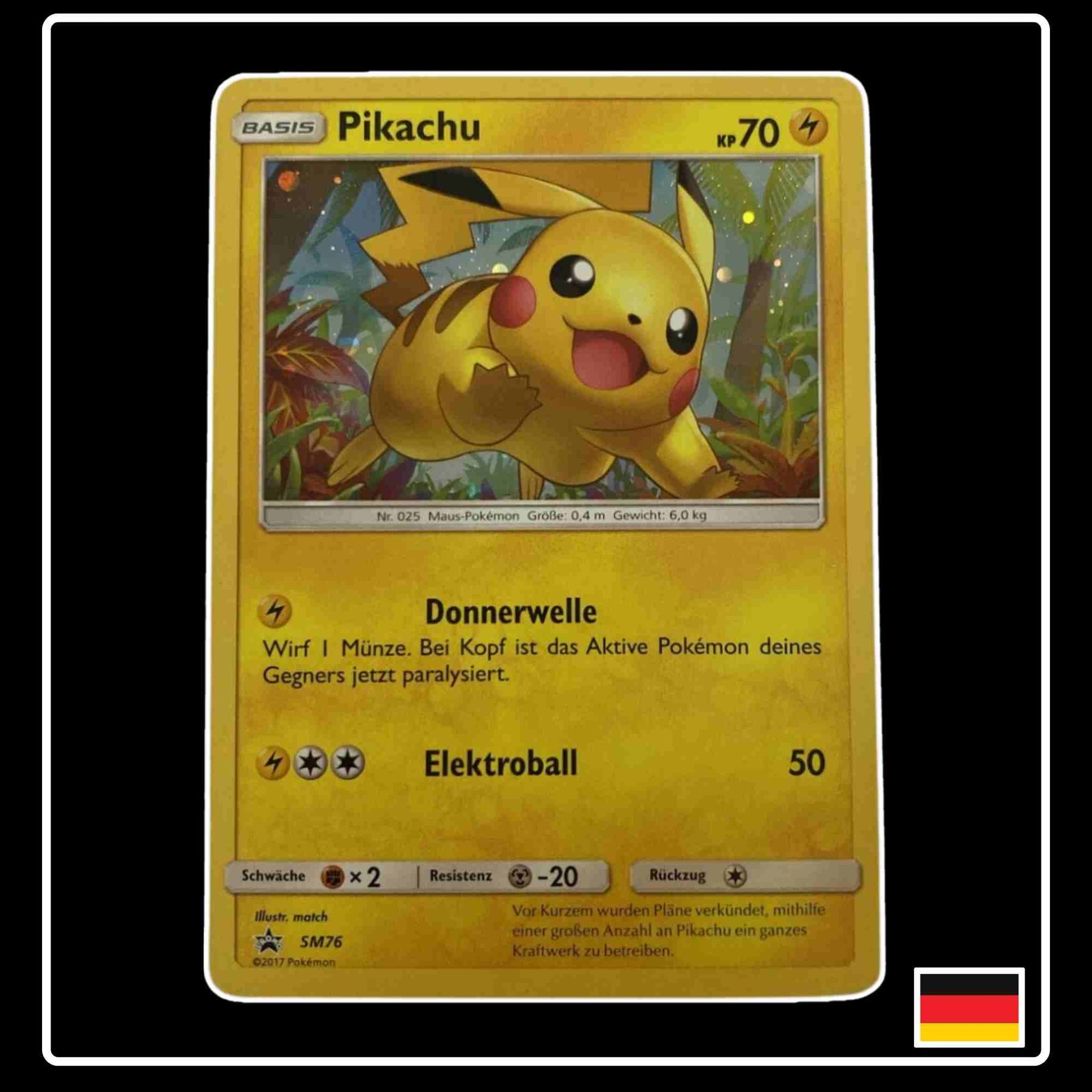 Pokemon Karte mit Pikachu