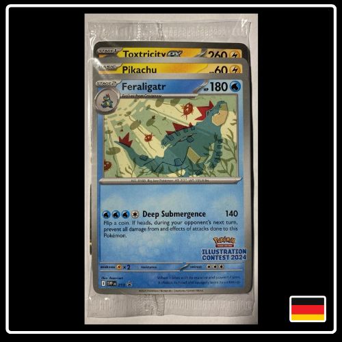 Pikachu SVP EN 214 Illustration Contest 2024 Pokemon SV Black Star Promo (SEALED)