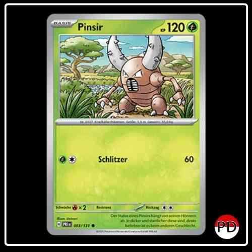 Pinsir 003/131 Pokemon Prismatische Entwicklungen