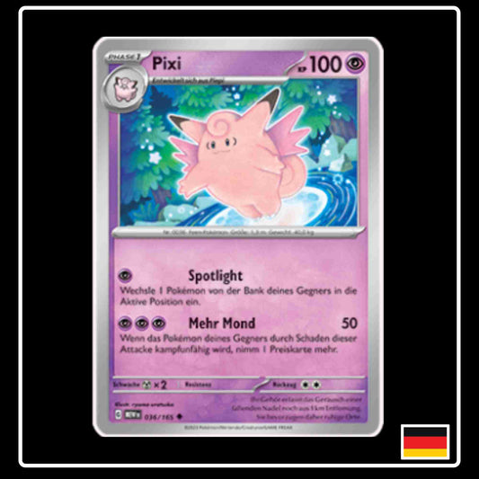 Pixi 036/165 aus dem Pokemon Set Karmesin & Purpur 151 