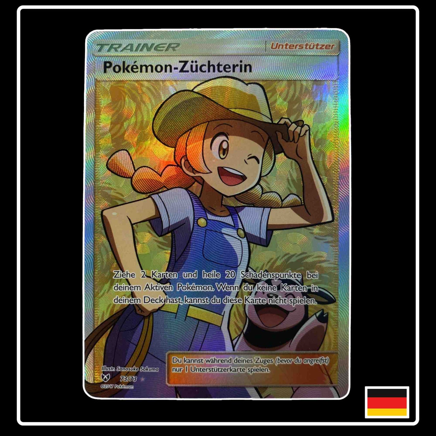 Pokémon-Züchterin Trainer Full Art 73/73 Pokemon Schimmernde Legenden