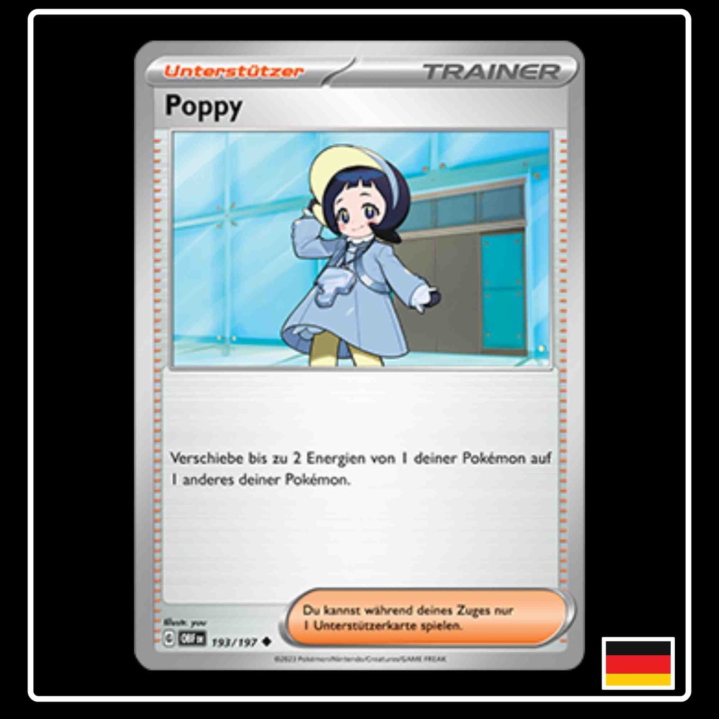 Pokemon Trainer Karte Poppy