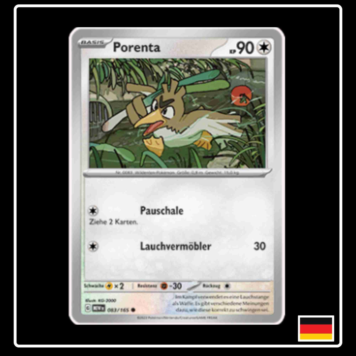 Porenta 083/165 aus dem Pokemon Set Karmesin & Purpur 151 