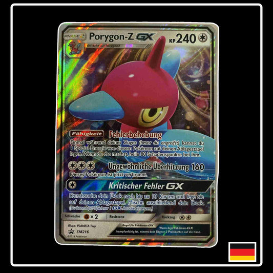 Porygon-Z GX SM216 Pokemon Promokarte aus dem Set Sonne & Mond