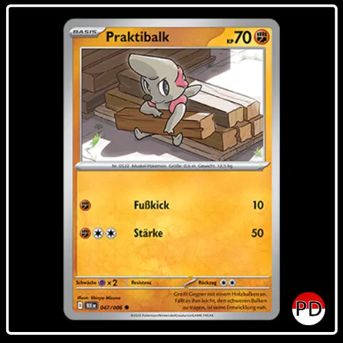 Praktibalk 047/086 Pokemon Schwarze Blitze
