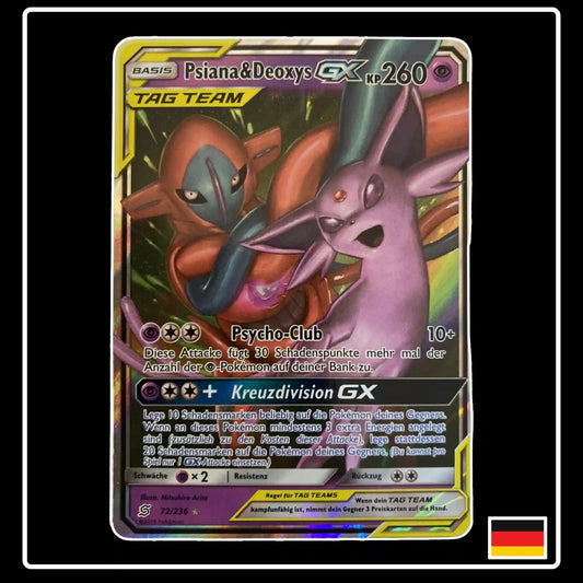 Psiana & Deoxys GX 72/236 Pokemon Bund der Gleichgesinnten