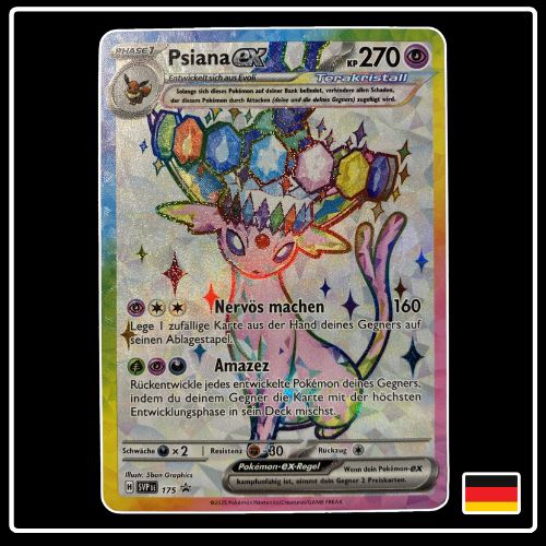 Psiana ex Full Art SVP DE 175 Pokemon Karmesin & Purpur Promo
