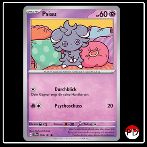 Psiau 084/191 Pokemon Stürmische Funken