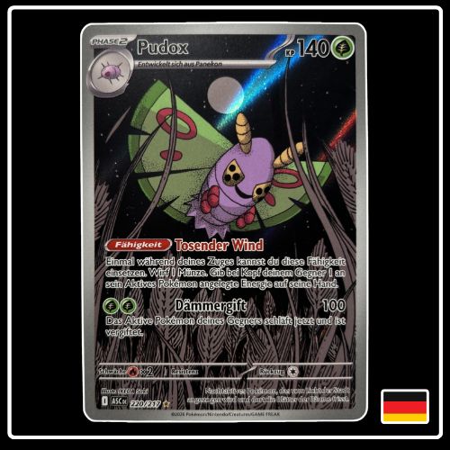 Pudox Illustration Rare 220/217 Pokemon Erhabene Helden