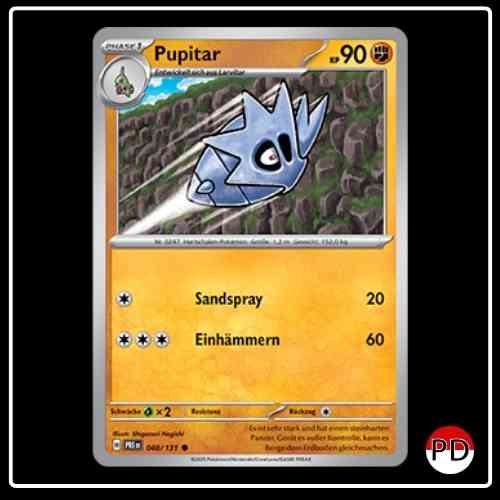Pupitar 048/131 Pokemon Prismatische Entwicklungen