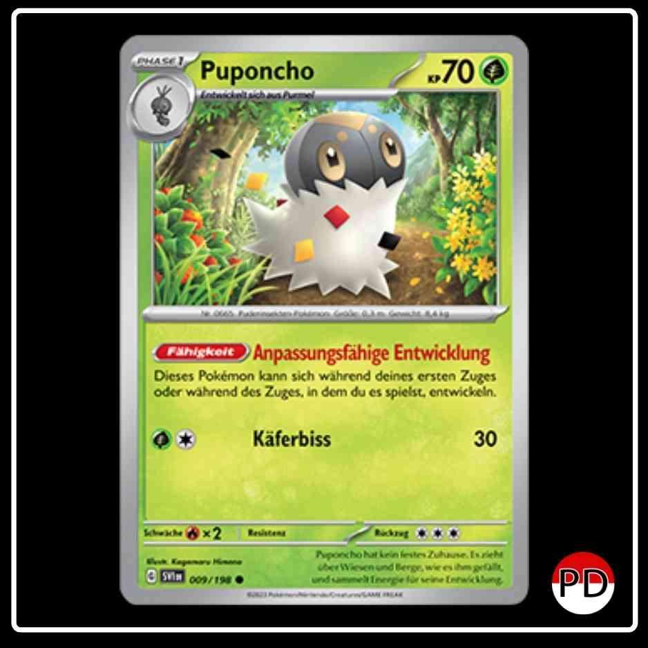 Puponcho 009/198 Pokemon