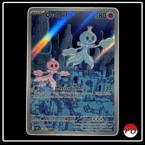 Quabbel Illustration Rare 126/086 Pokemon Weisse Flammen