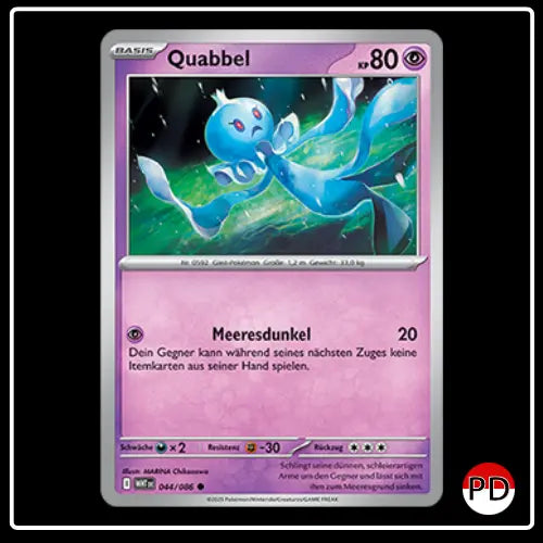 Quabbel 044/086 Pokemon Weisse Flammen