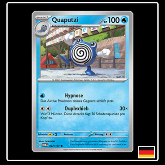 Quaputzi Pokemon Karte 042/167 aus dem Set Maskerade im Zwielicht