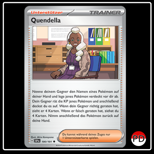 Quendella 190/191 Pokemon Stürmische Funken