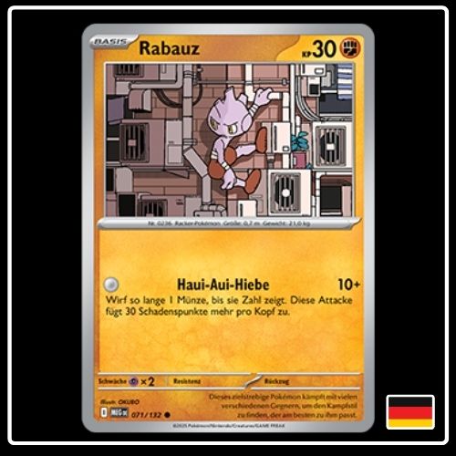 Rabauz 071/132 Pokemon Mega Entwicklung