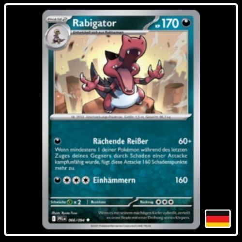 Rabigator 066/094 Pokemon Fatale Flammen