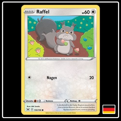 Raffel 150/196 Pokemon Verlorener Ursprung