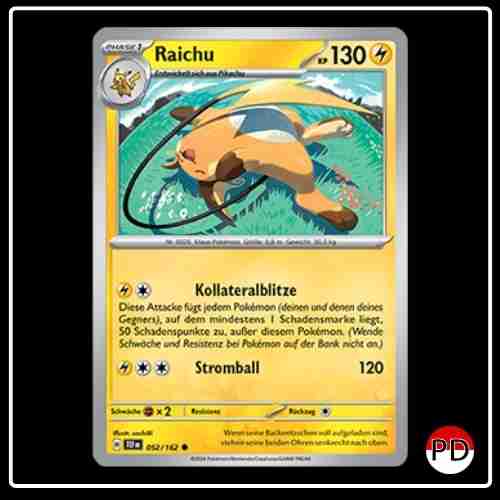 Raichu  052/162 Pokemon Gewalten der Zeit