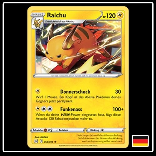 Raichu 053/196 Pokemon Verlorener Ursprung