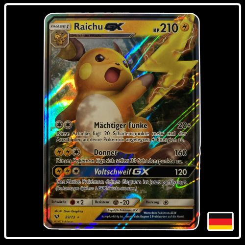 Raichu GX 29/73 Pokemon Schimmernde Legenden