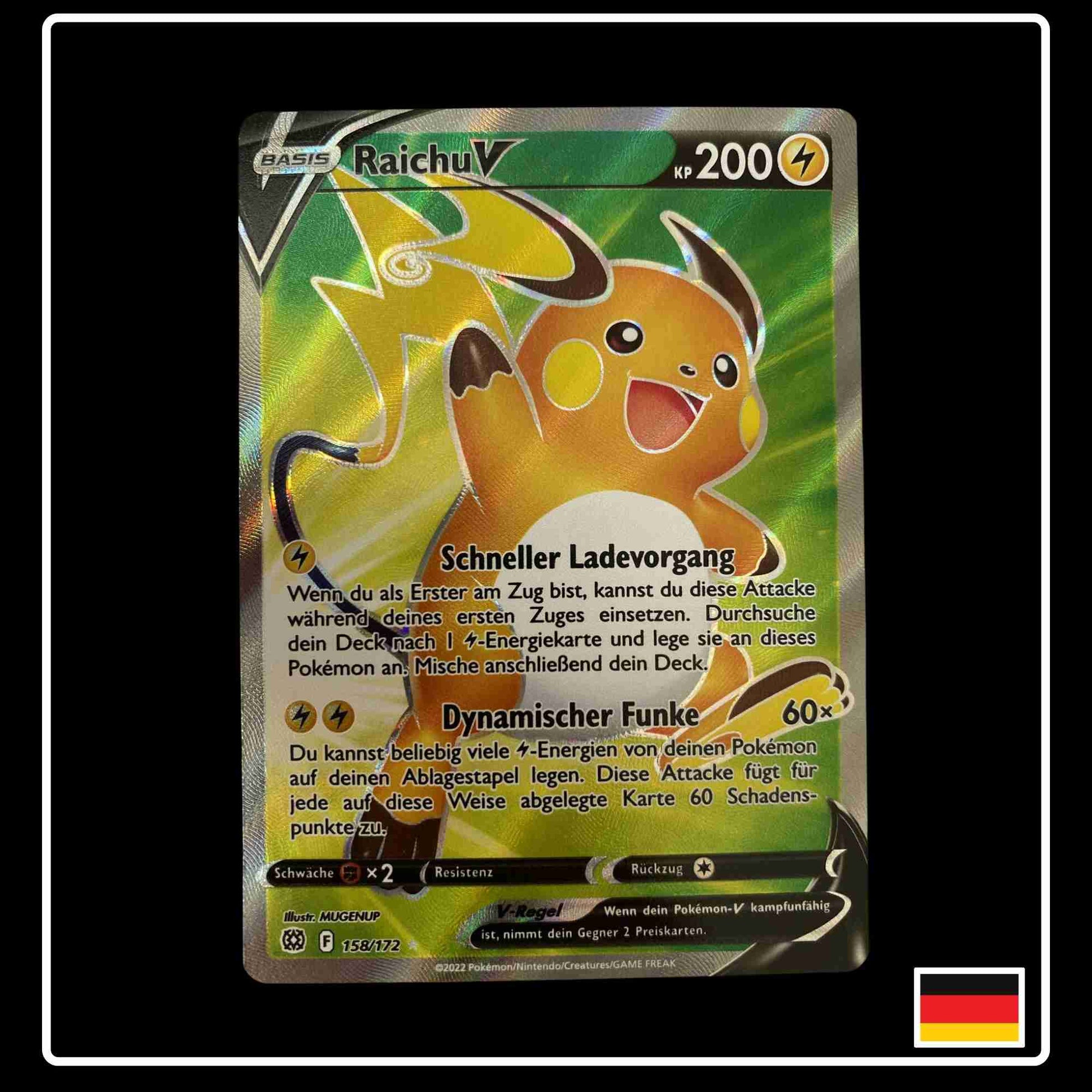 Raichu V Full Art 158/172 Strahlende Sterne PokeDirris Raichu V Full Art 158/172 Strahlende Sterne PokeDirris
