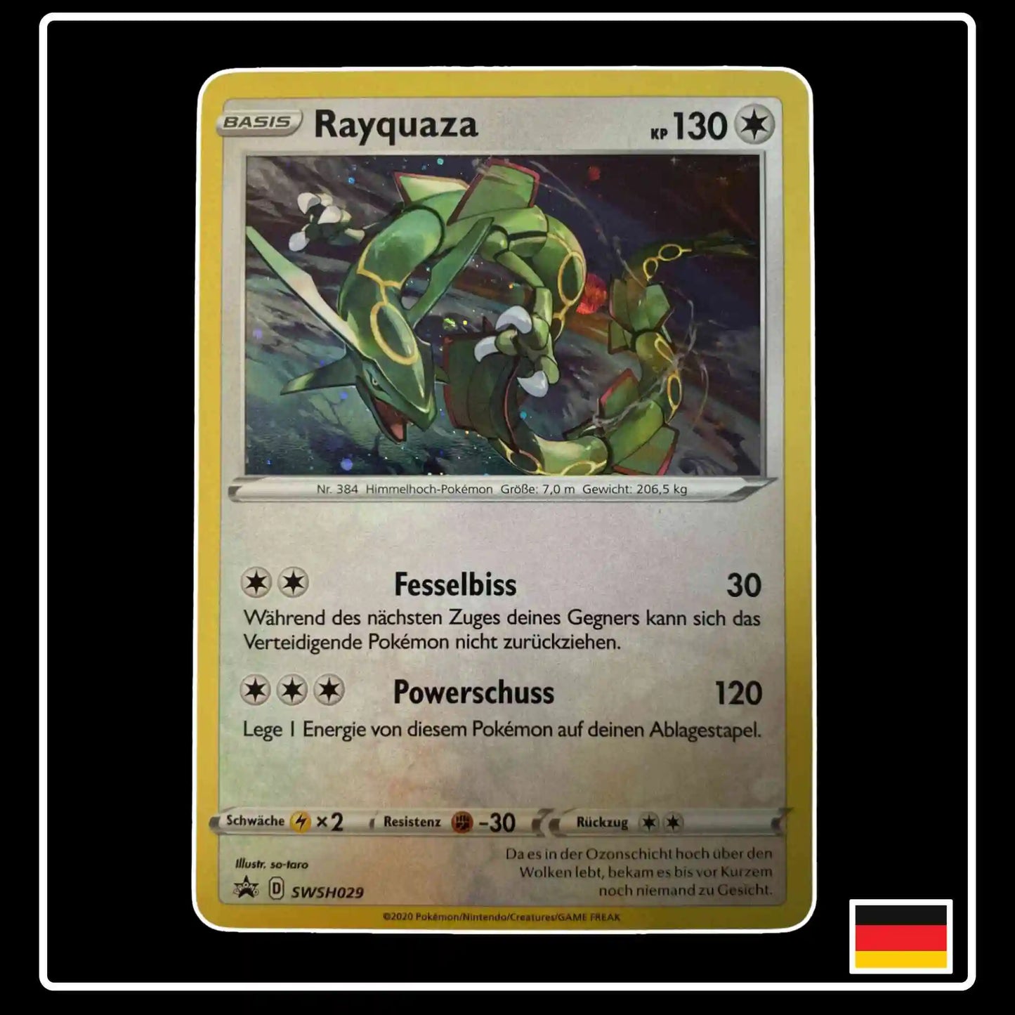 Rayquaza HOLO SWSH029 Pokemon Black Star Promo