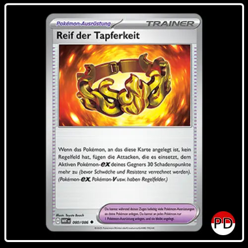 Reif der Tapferkeit 080/086 Pokemon Weisse Flammen