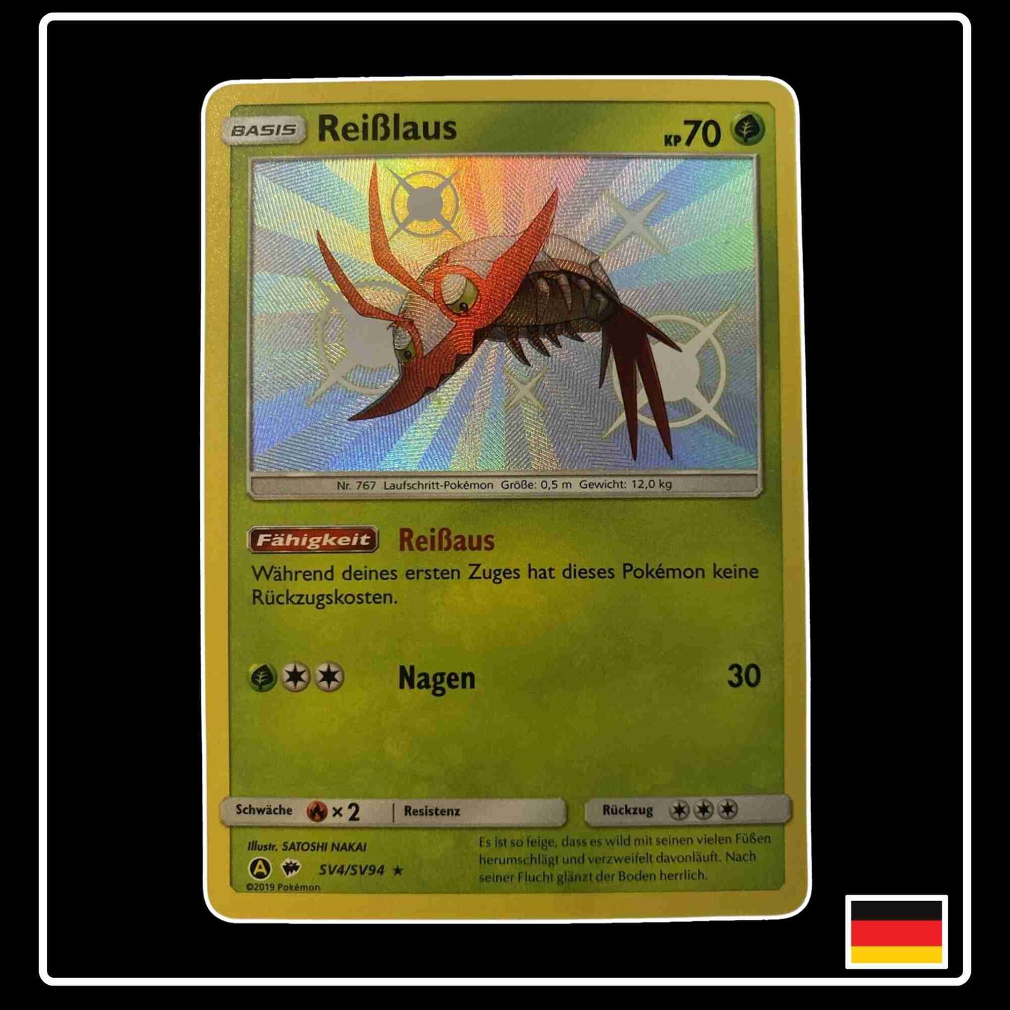 Reißlaus Shiny SV4/SV94 Pokemon Verborgenes Schicksal