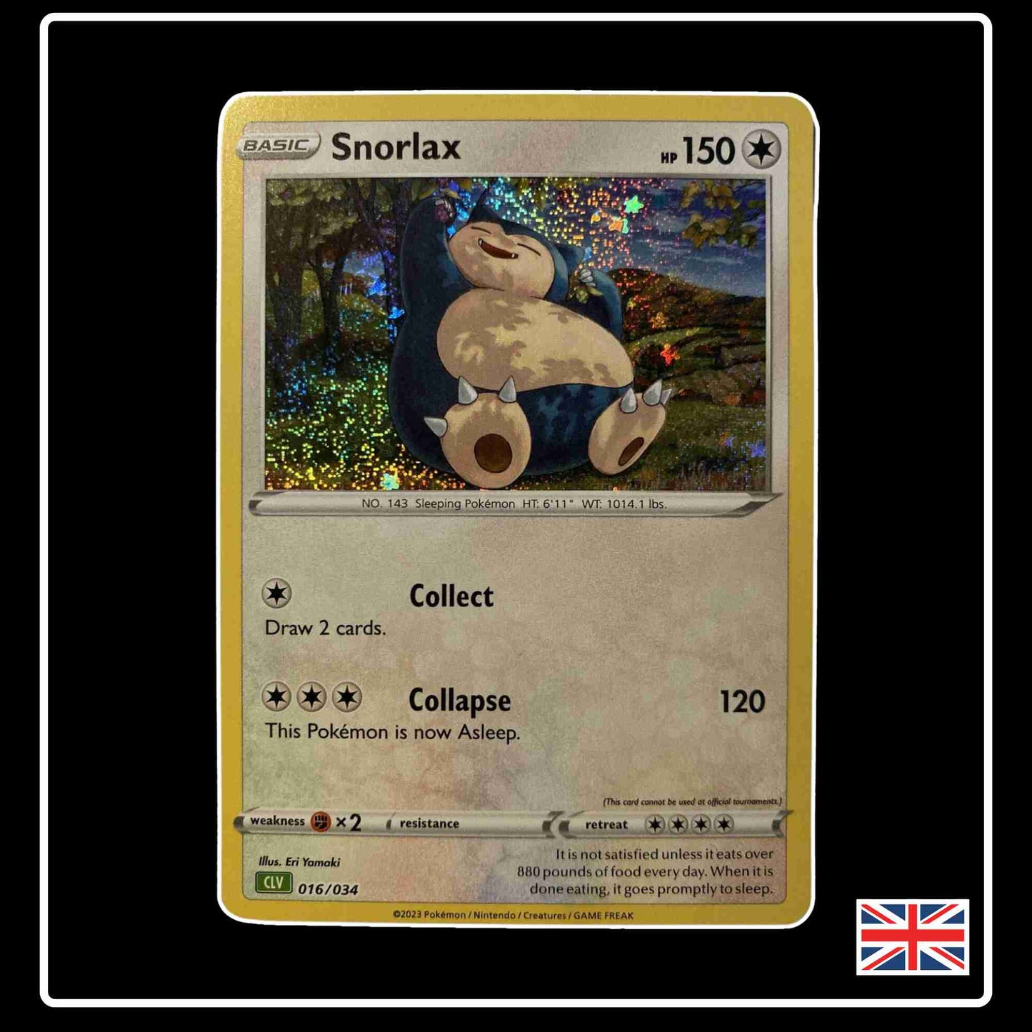 Relaxo 016/034 aus dem Pokemon Deck TCG Classic Collection