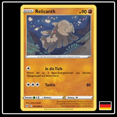 Relicanth 101/196 Pokemon Verlorener Ursprung