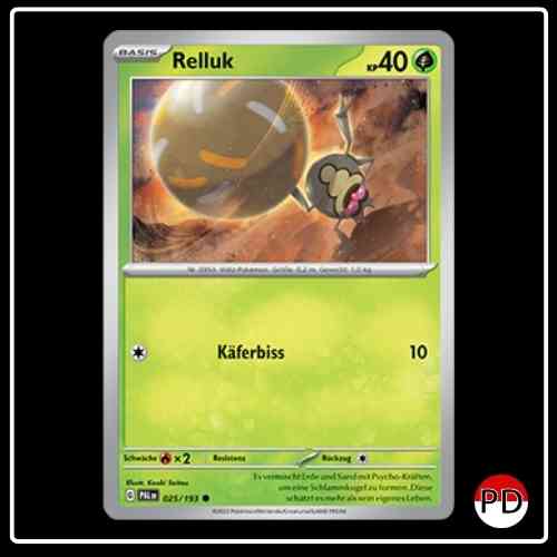 Relluk 025/193 Pokemon Entwicklungen in Paldea