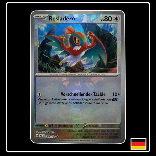 Pokemon Karte Resladero Meisterball 089/131 Prismatische Entwicklungen