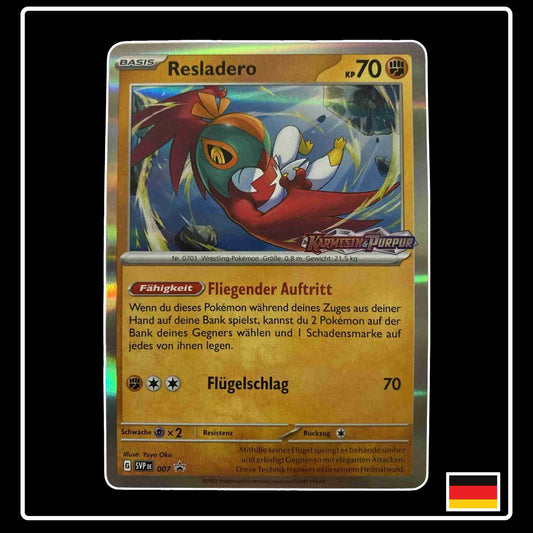 Resladero Holo Promo SVP DE 007 Pokemon Karte aus Karmesin & Purpur