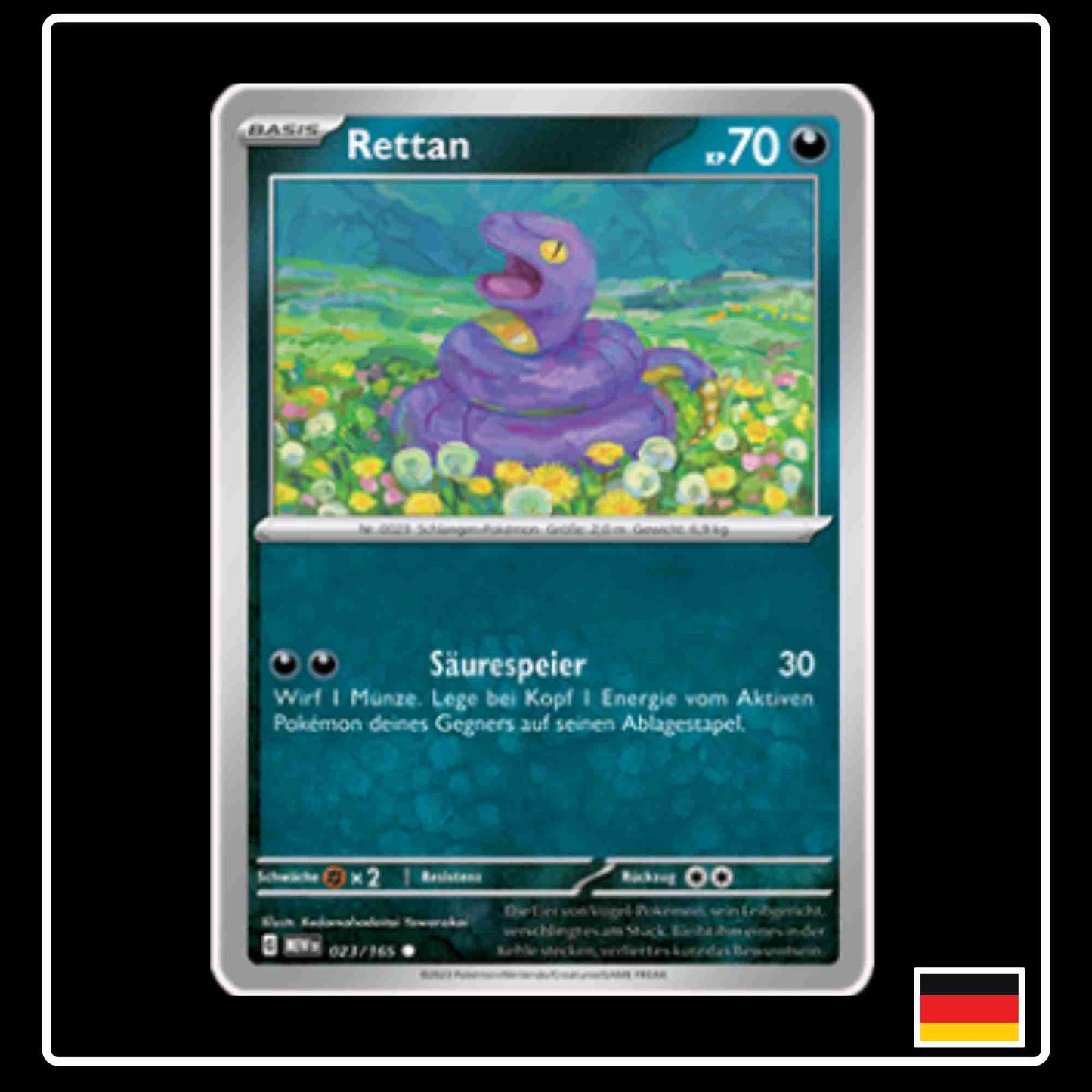 Rettan 023/165 aus dem Pokemon Set Karmesin & Purpur 151 