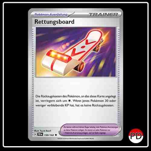 Rettungsboard 159/162 Pokemon Gewalten der Zeit