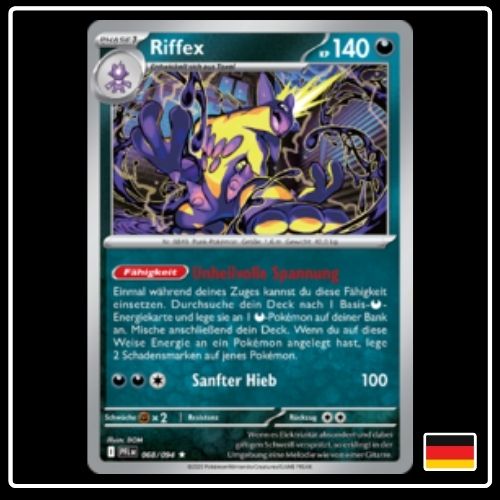 Riffex 068/094 Pokemon Fatale Flammen
