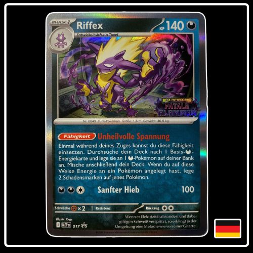 Riffex Holo MEP DE 017 Mega Entwicklung Black Star Promo