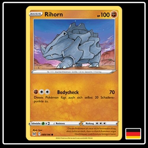 Rihorn 089/196 Pokemon Verlorener Ursprung