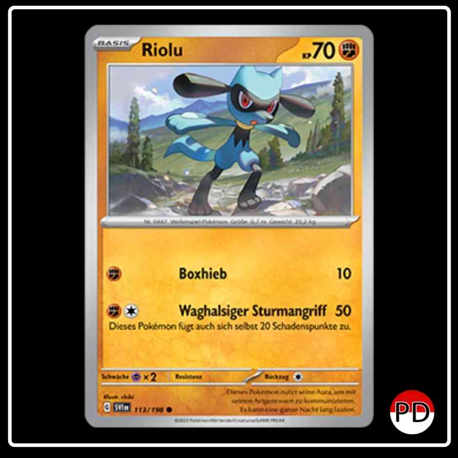 Riolu 113/198 Pokemon 