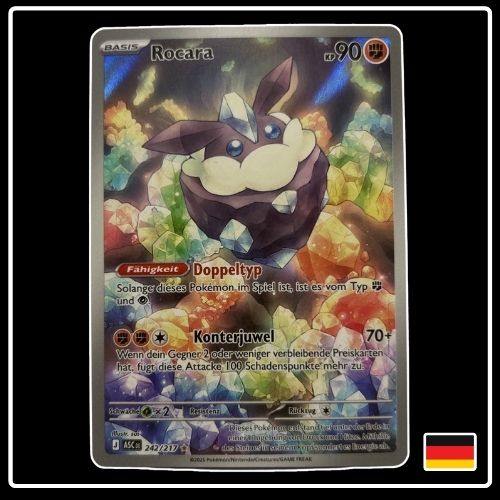 Rocara Illustration Rare 242/217 Pokemon Erhabene Helden