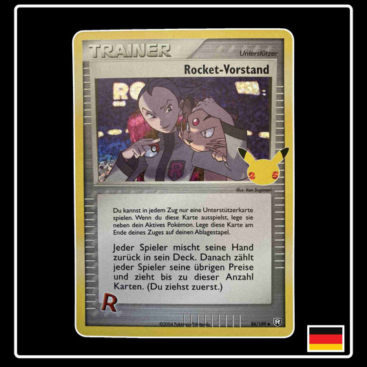 Rocket-Vorstand 86/109 Reprint Pokemon Karte aus dem Set Celebrations