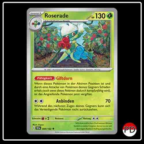 Roserade 009/162 Pokemon Gewalten der Zeit