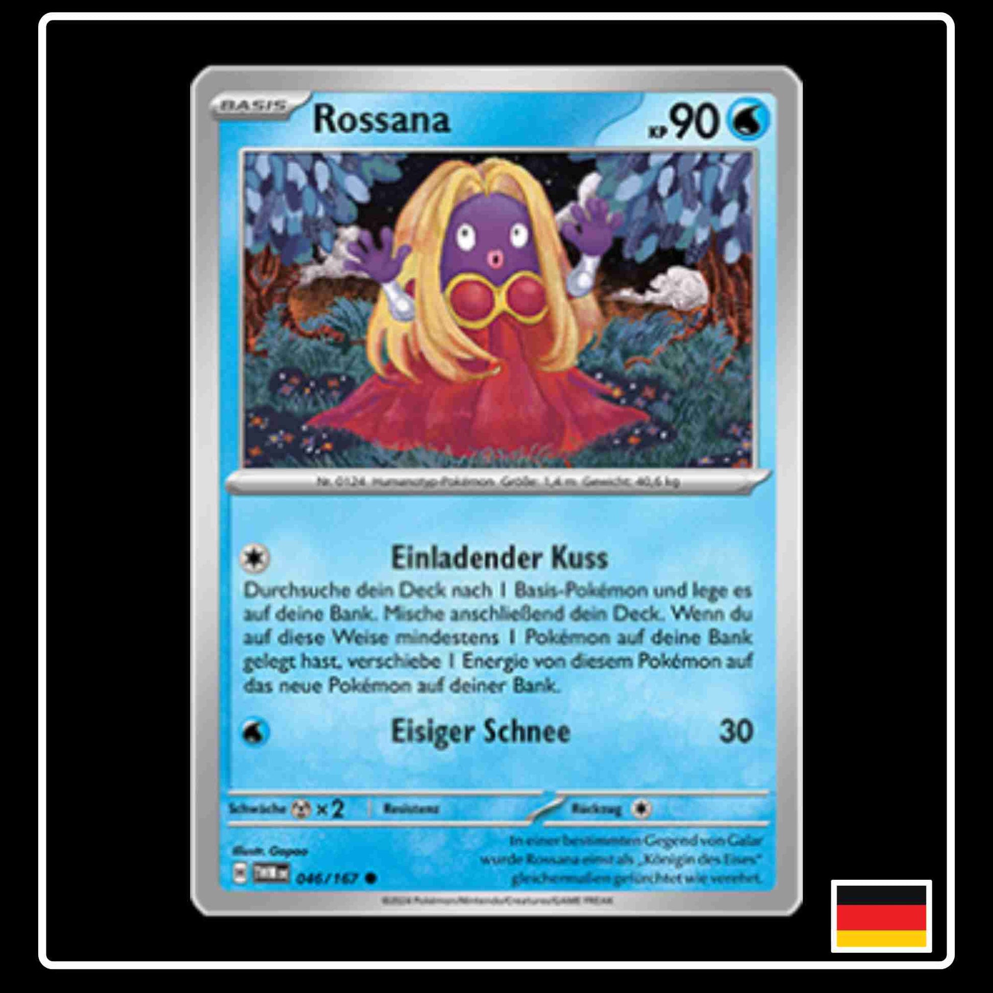 Rossana Pokemon Karte 046/167 aus dem Set Maskerade im Zwielicht