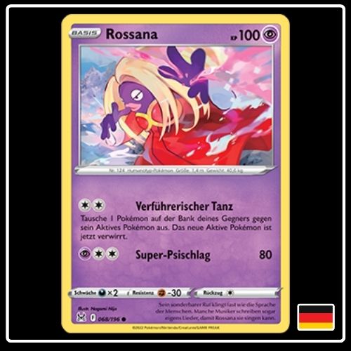 Rossana 068/196 Pokemon Verlorener Ursprung
