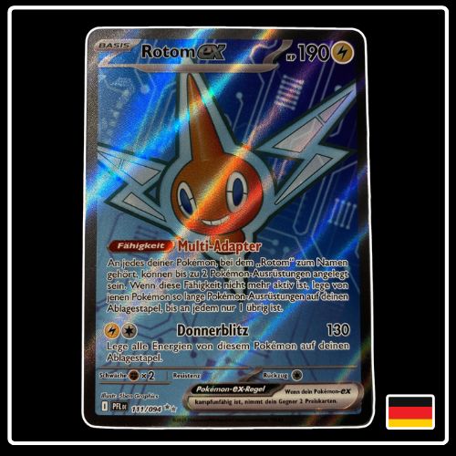 Rotom ex Full Art 111/094 Pokemon Fatale Flammen