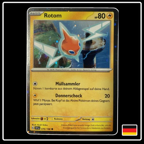 Rotom 070/198 Cosmic Holo Promo Karmesin & Purpur
