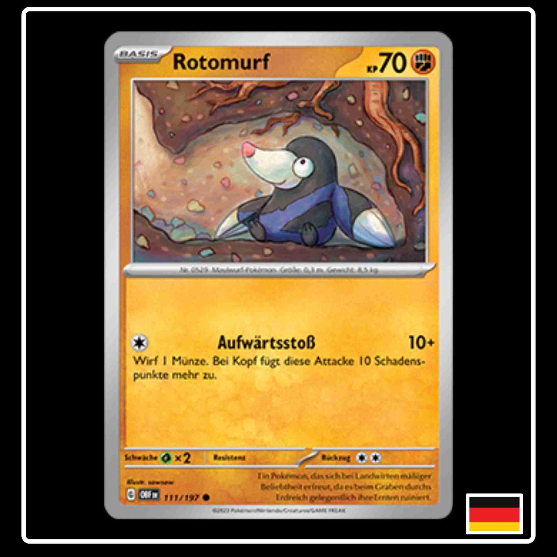 Rotomurf Pokemon Karte