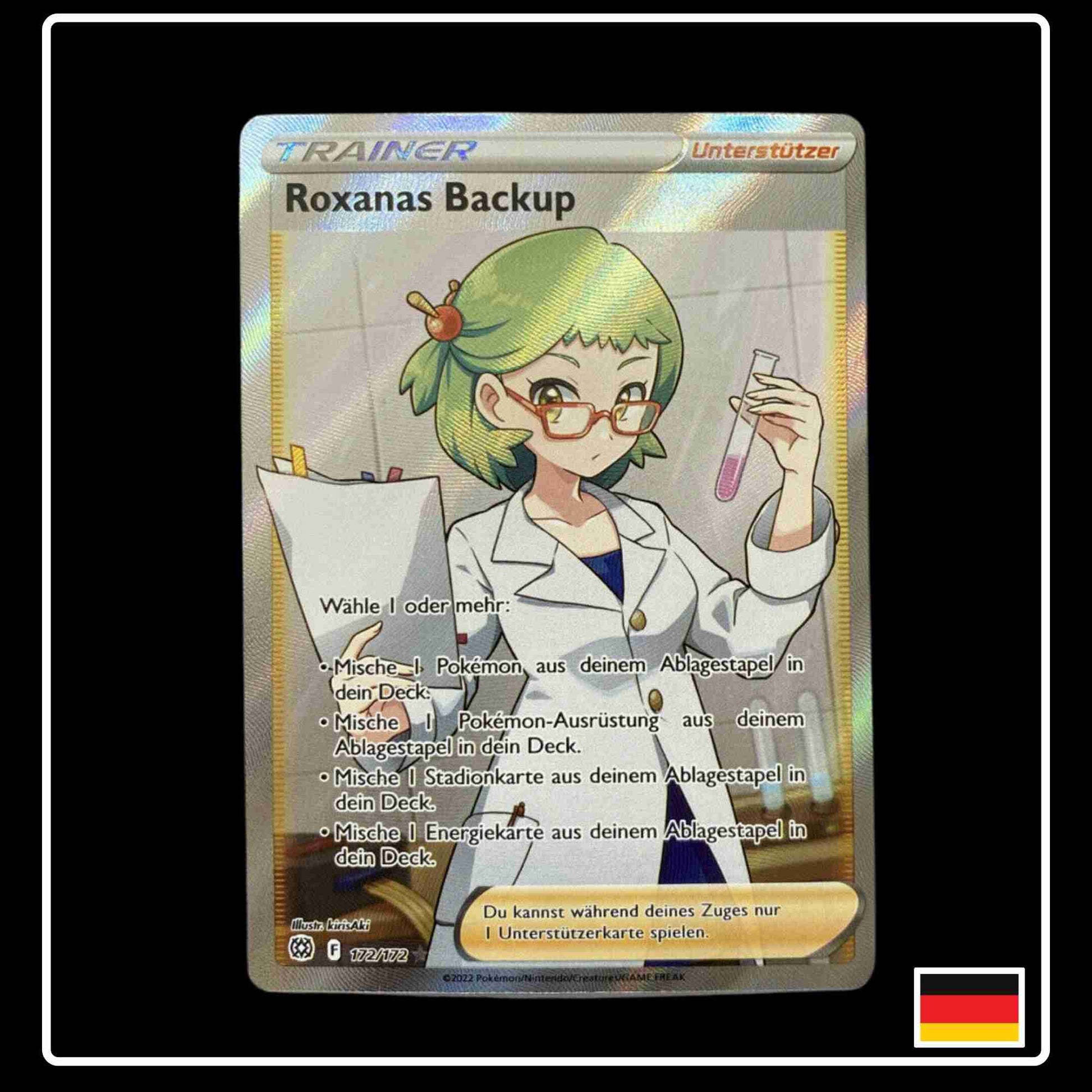 Roxanas Backup Trainer Full Art Pokemon Karte Strahlende Sterne 172/172