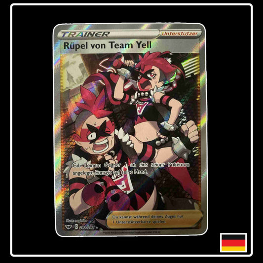 Rüpel von Team Yell Full Art 202/202 Schwert & Schild